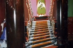 Trompe-l'oeil décor - Escalier Belle époque