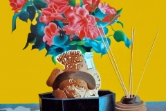 Nature morte Roses Incas