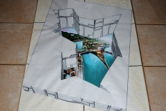 Trompe-l'oeil au sol