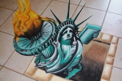 Trompe-l'oeil au sol