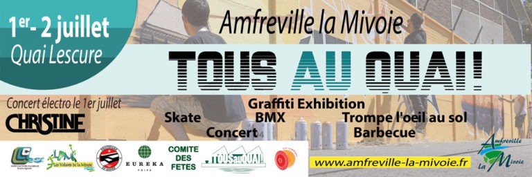 Banderole Tous au Quai
