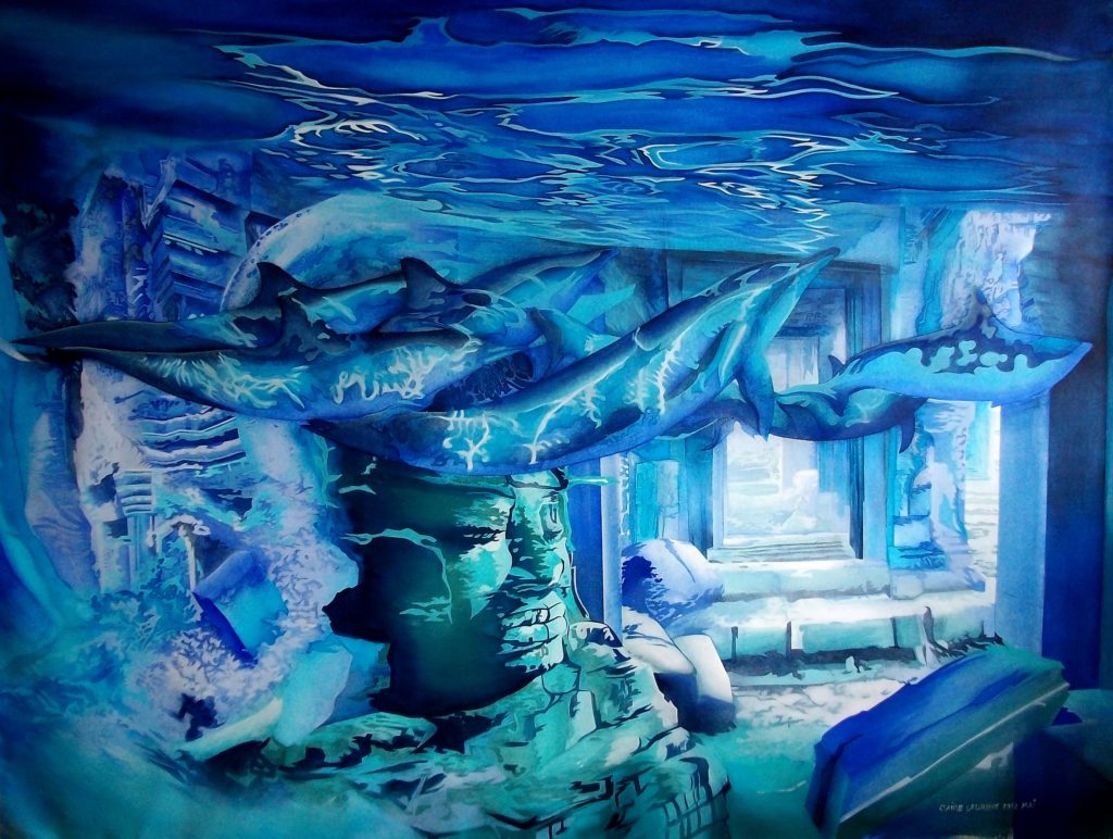 Toile bleue - Claire Laurent