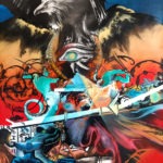 Toile "Oeil d'Horus"-Claire Laurent