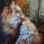 Peinture Claire Laurent Renard et Nature