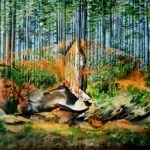 Peinture Claire Laurent Camouflage