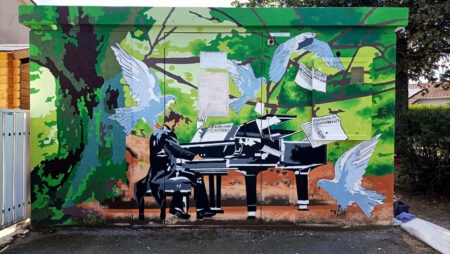 Embellisement du Transformateur de -St-Denis-lès-Bourg- Quartier des Musiciens