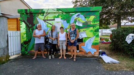 Embellisement du Transformateur de -St-Denis-lès-Bourg- Quartier des Musiciens