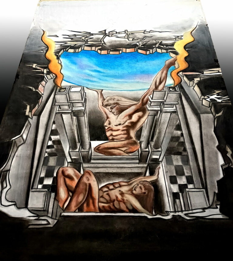 Effondrement- Illusion 3D- Claire Laurent 2023