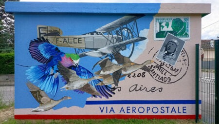 Transfo Saint Denis les Bourg- Face L'Aéropostale