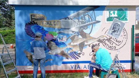 Transfo Saint Denis les Bourg- Face L'Aéropostale