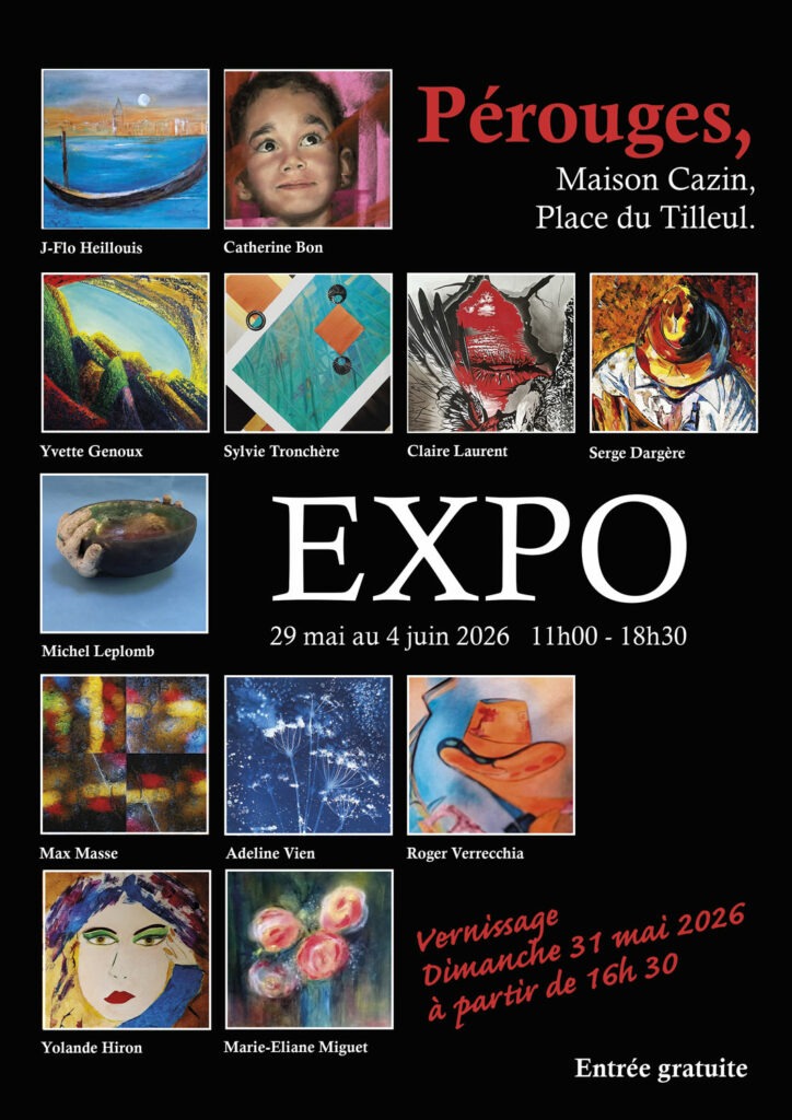 Expo-Pérouges-La Palette des Arts d'Ambronay 2026-