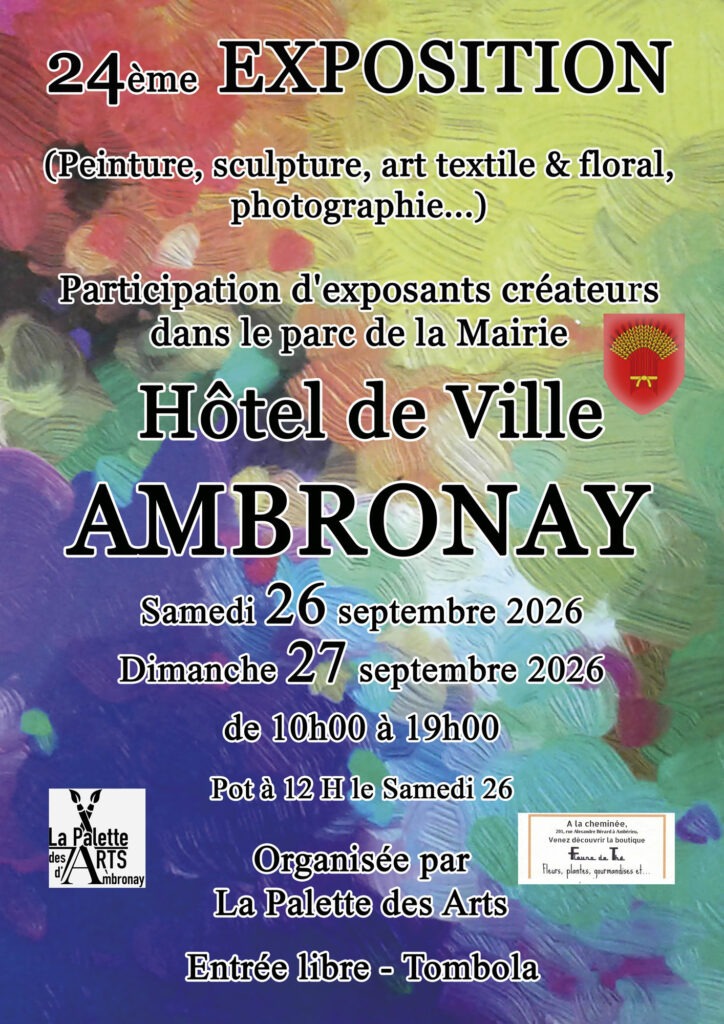 Expo Hôtel de Ville d'Ambronay - Sept. 2026